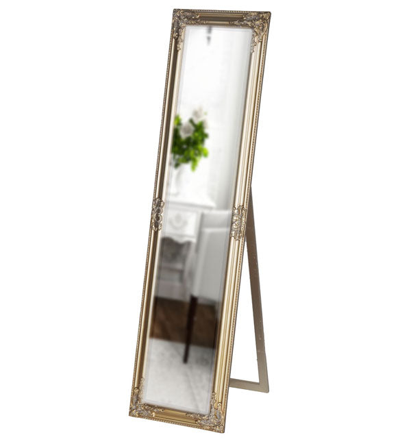 Tuscany Ornate Free-Standing Mirror Champagne