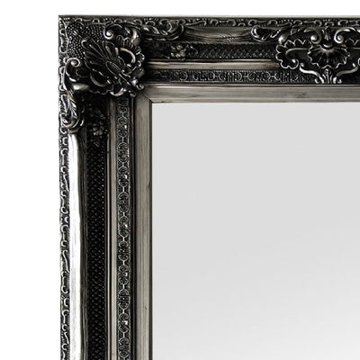 Gabriel Ornate Mirror Antique Silver