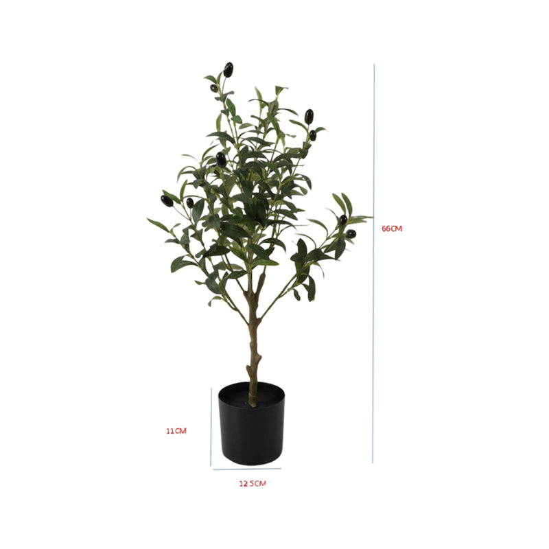 Potted Artificial Olive Tree