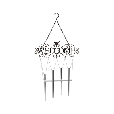 Hanging Welcome Chime with Bird