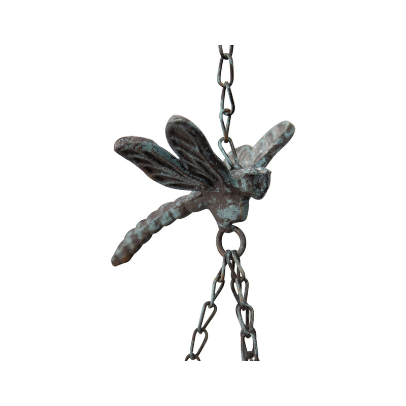 Hanging Birdfeeder with Dragonfly & Petal Bell