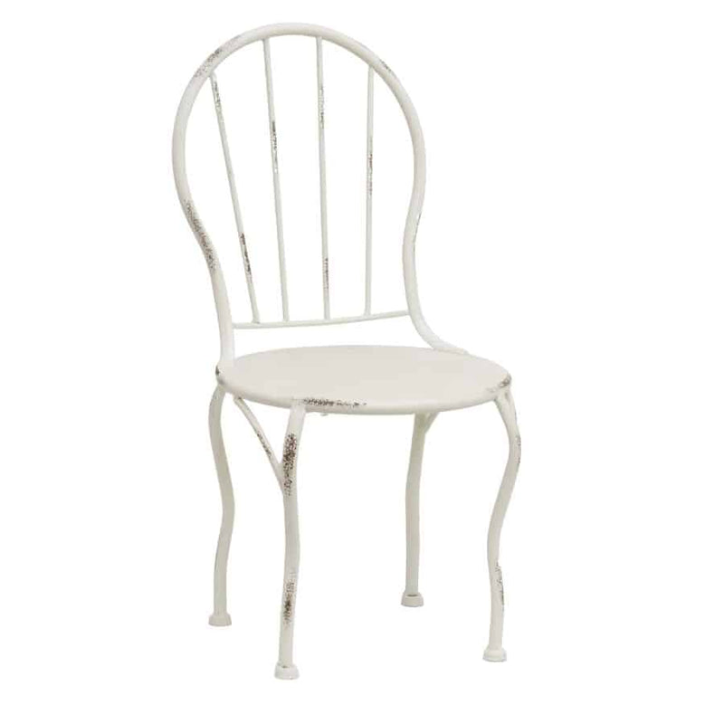 Distressed White Mini Chair Display