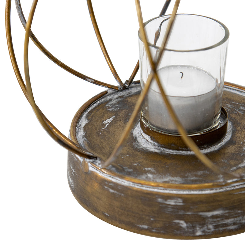 Elementals Candle Holder with Perched Bird