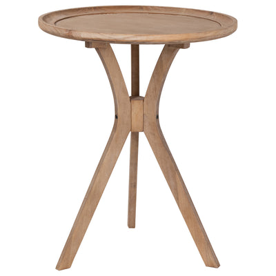 Cross-Leg Mid-Century Inspired Occasional Side Table