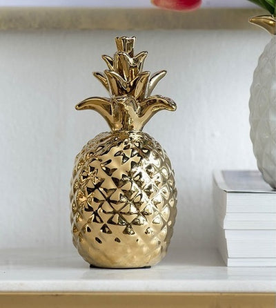 Gold Pineapple Ornament Small