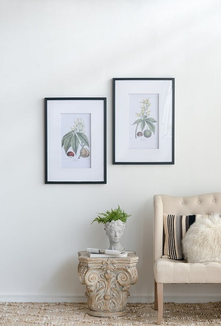 Set of 2 Leaves Flowers & Fruit Wall Art