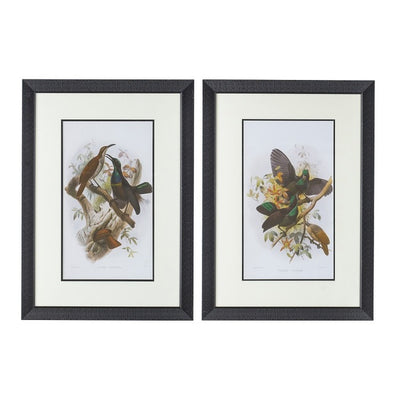 Set of Two Birds Wall Art