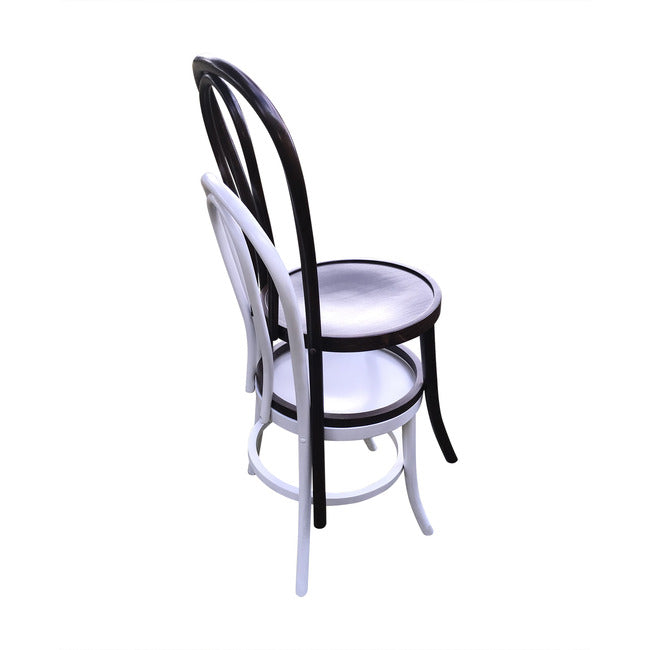 Bentwood Dining Chair White (Stackable)
