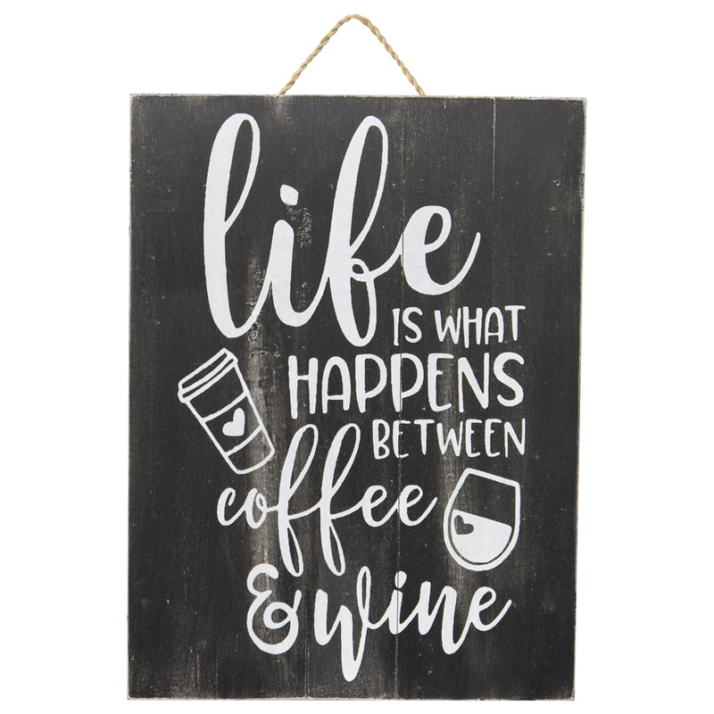 Handcrafted Life Coffee & Wine Wall Art