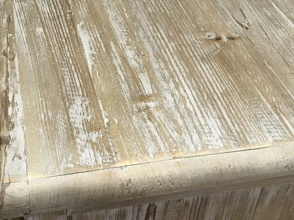 Keats Zinc Sideboard Natural Reclaimed Timber