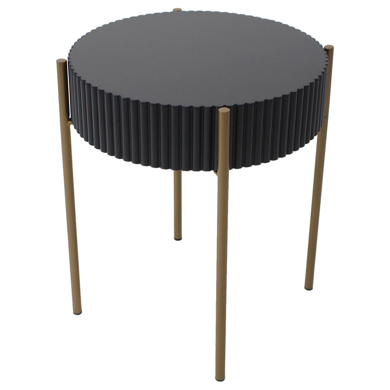 Eclipse Ribbed Side Table
