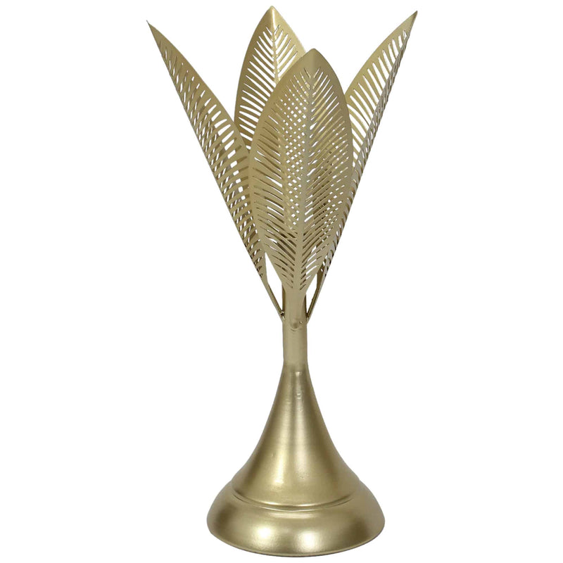 Aura Leaves Taper Candle Holder