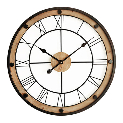 Industrial Floating Wall Clock