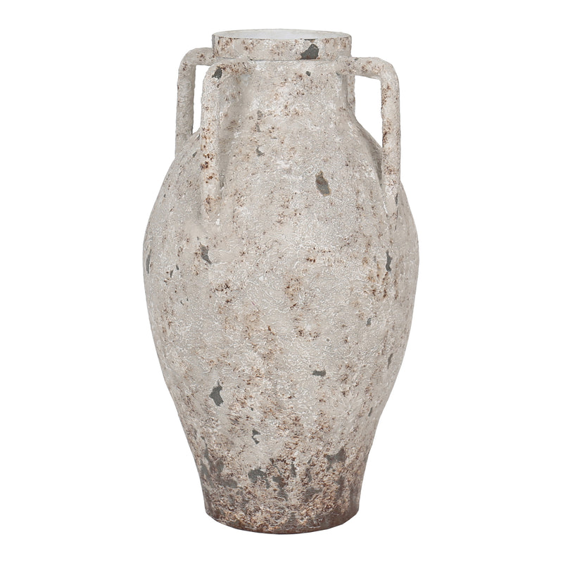 Artisan Aged 4-Handle Vase