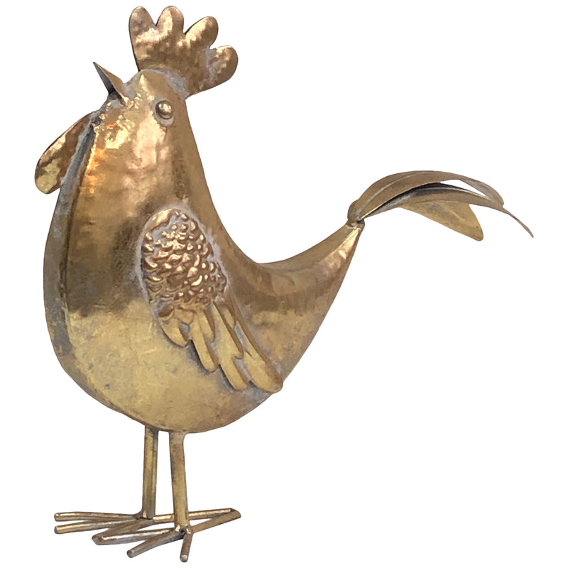 Lustre Gold Chook with Long Tail