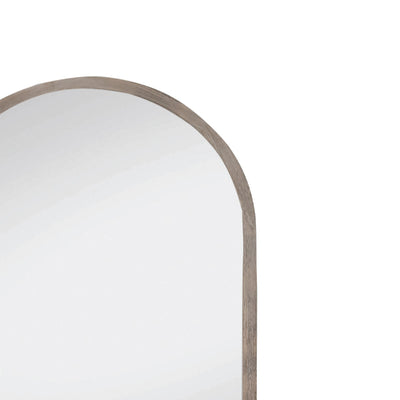 Angelina Arch Mirror Brushed Wood Large