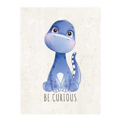 Baby Dinos 'Be Curious' Canvas I