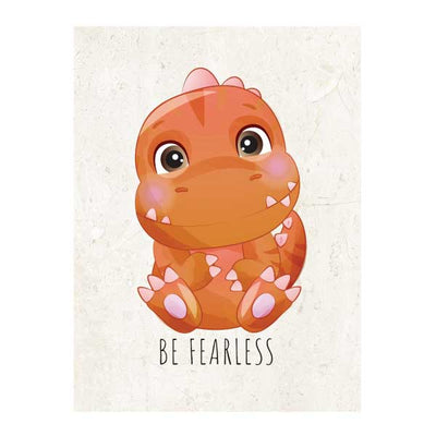 Baby Dinos 'Be Fearless' Canvas J