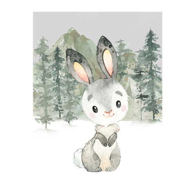 Baby Woodlands 'Rabbit' Canvas B