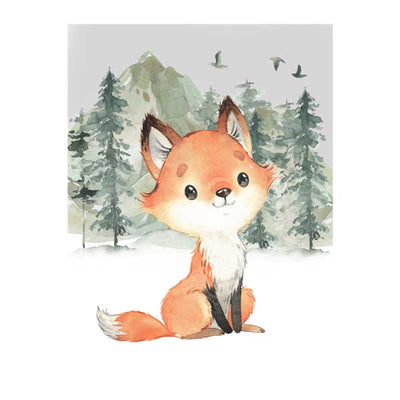 Baby Woodlands 'Fox' Canvas D