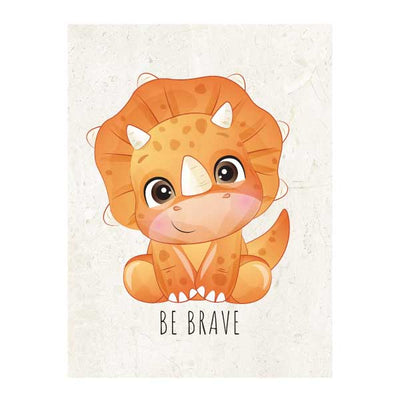 Baby Dinos 'Be Brave' Canvas E