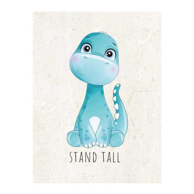 Baby Dinos 'Stand Tall' Canvas H