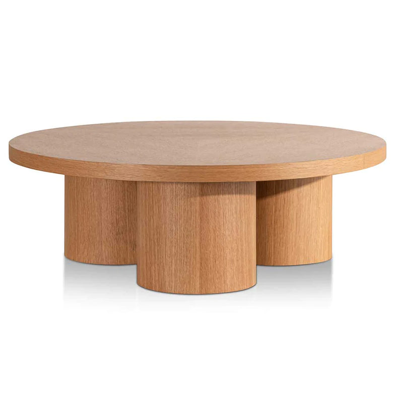Wooden Round Coffee Table - Natural