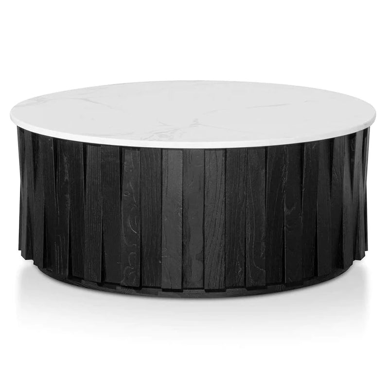 Porcelain Round Marble Coffee Table