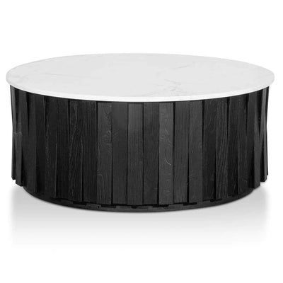 Porcelain Round Marble Coffee Table