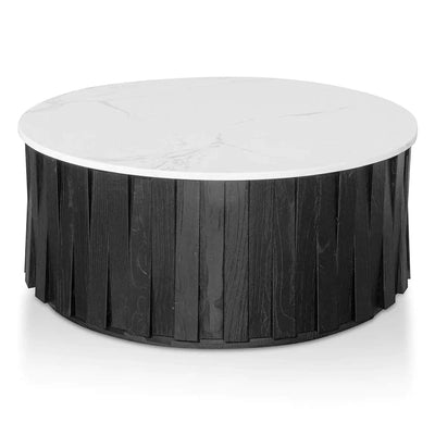 Porcelain Round Marble Coffee Table