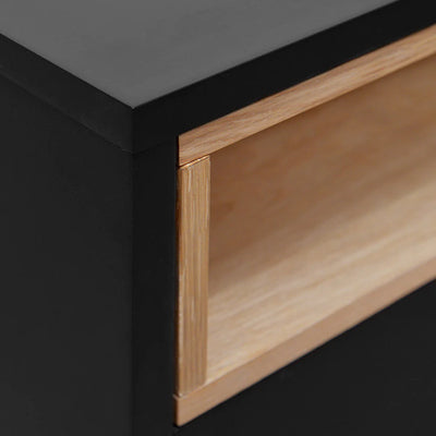 Minimalist Wood Bedside Table