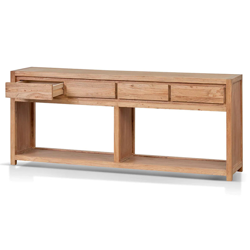 Linear Wood Console Table