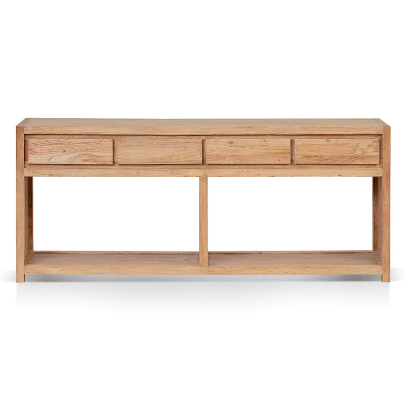 Linear Wood Console Table