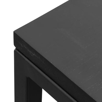 Rectangular Console Table - Black