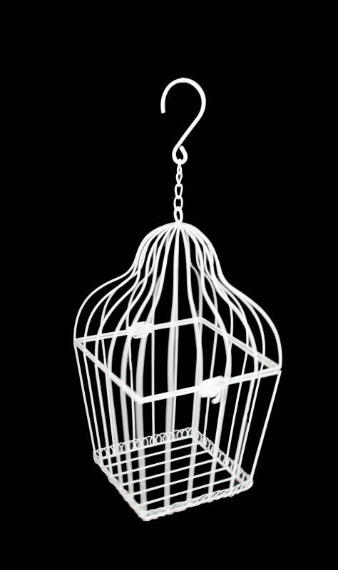Amber Square Bird Cage