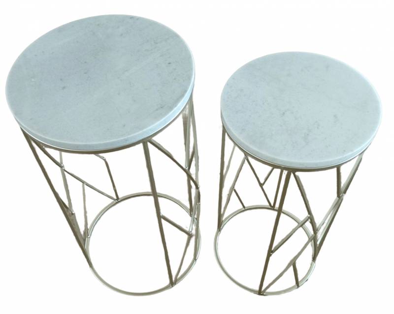 Bourke Side Table Set of 2 - Champagne