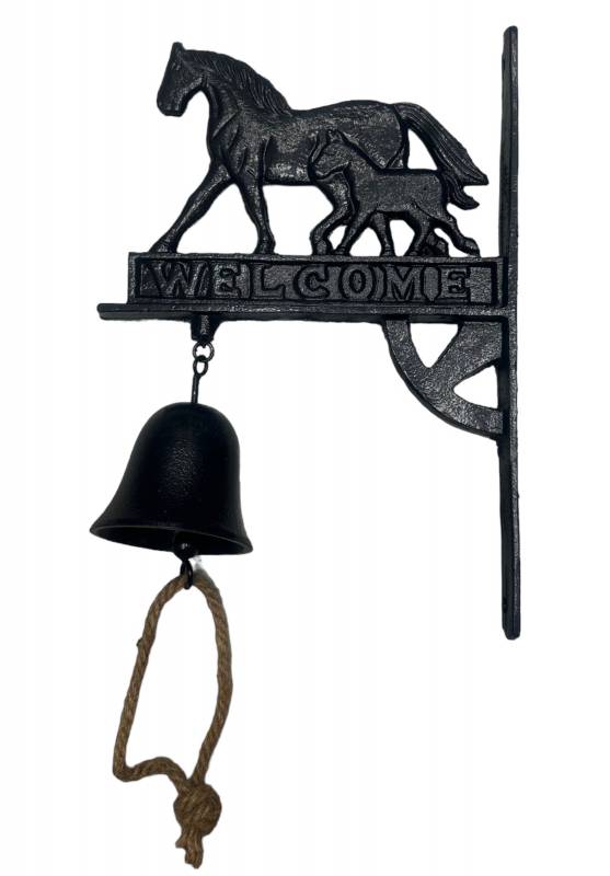 Horse Bell with Welcome Signage