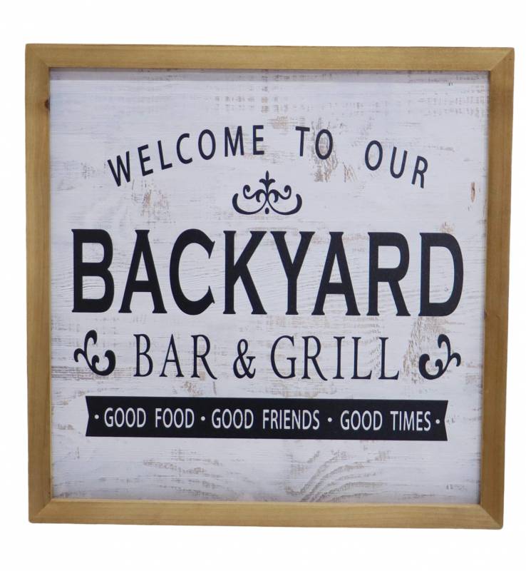 Backyard Grill Sign