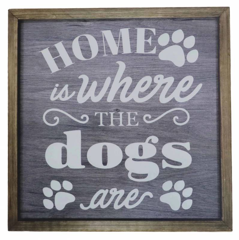 Home Is Where The Dogs Are Wall Art