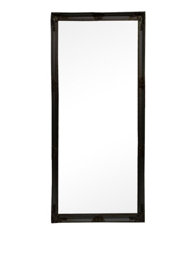 XL Ornate Mirror - Matte Black