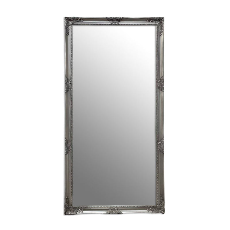XL Ornate Mirror - Antique Silver