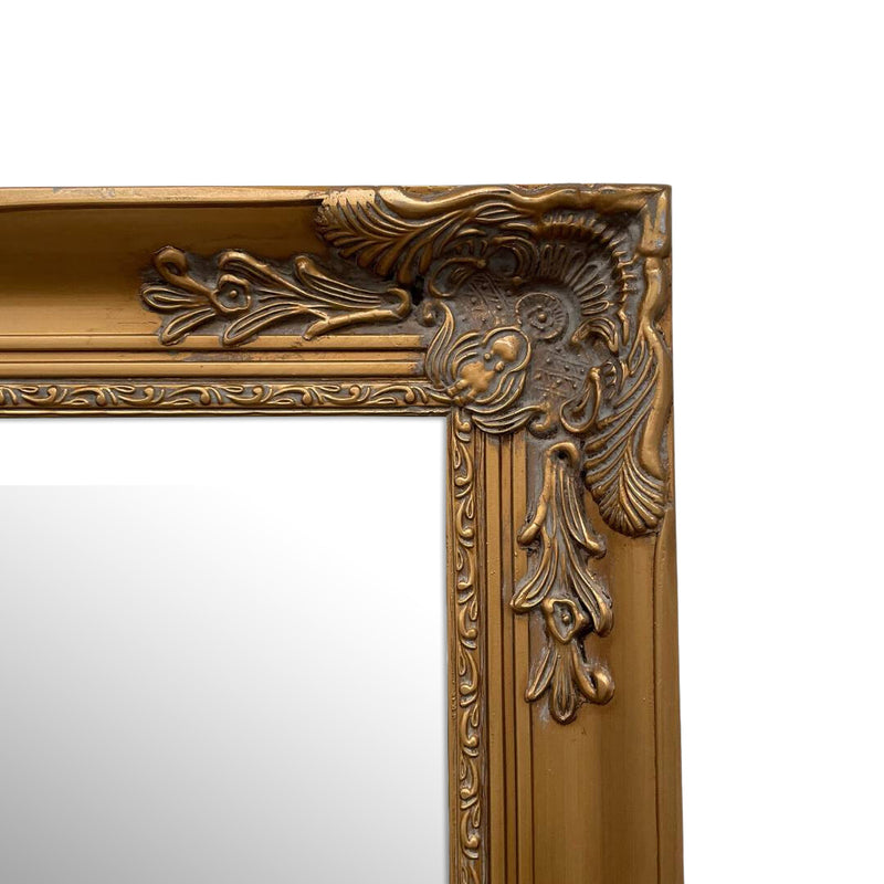 Small Ornate Mirror - Country Gold