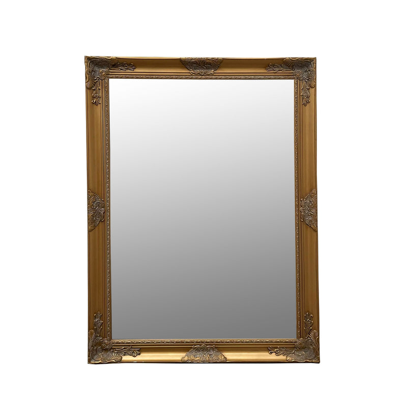 Small Ornate Mirror - Country Gold