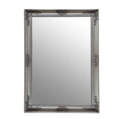 Small Ornate Mirror - Antique Silver