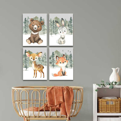Baby Woodlands 'Deer' Canvas C