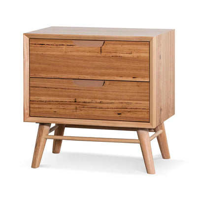 Wormy Chestnut Bedside Table