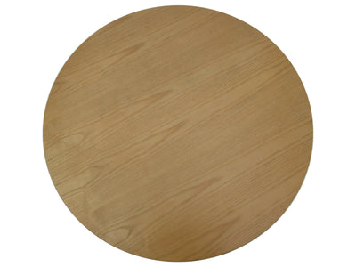 Round Coffee Table - Natural and White