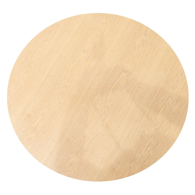 Round Coffee Table - Natural and Black