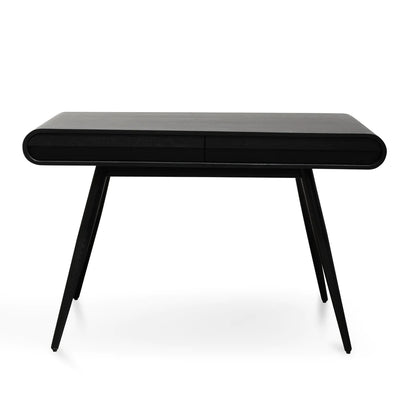 Narrow Wood Console Table - Black