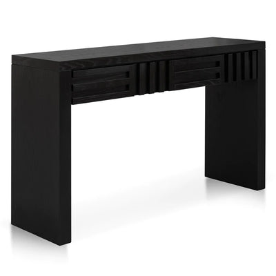 Textured Expresso Console Table
